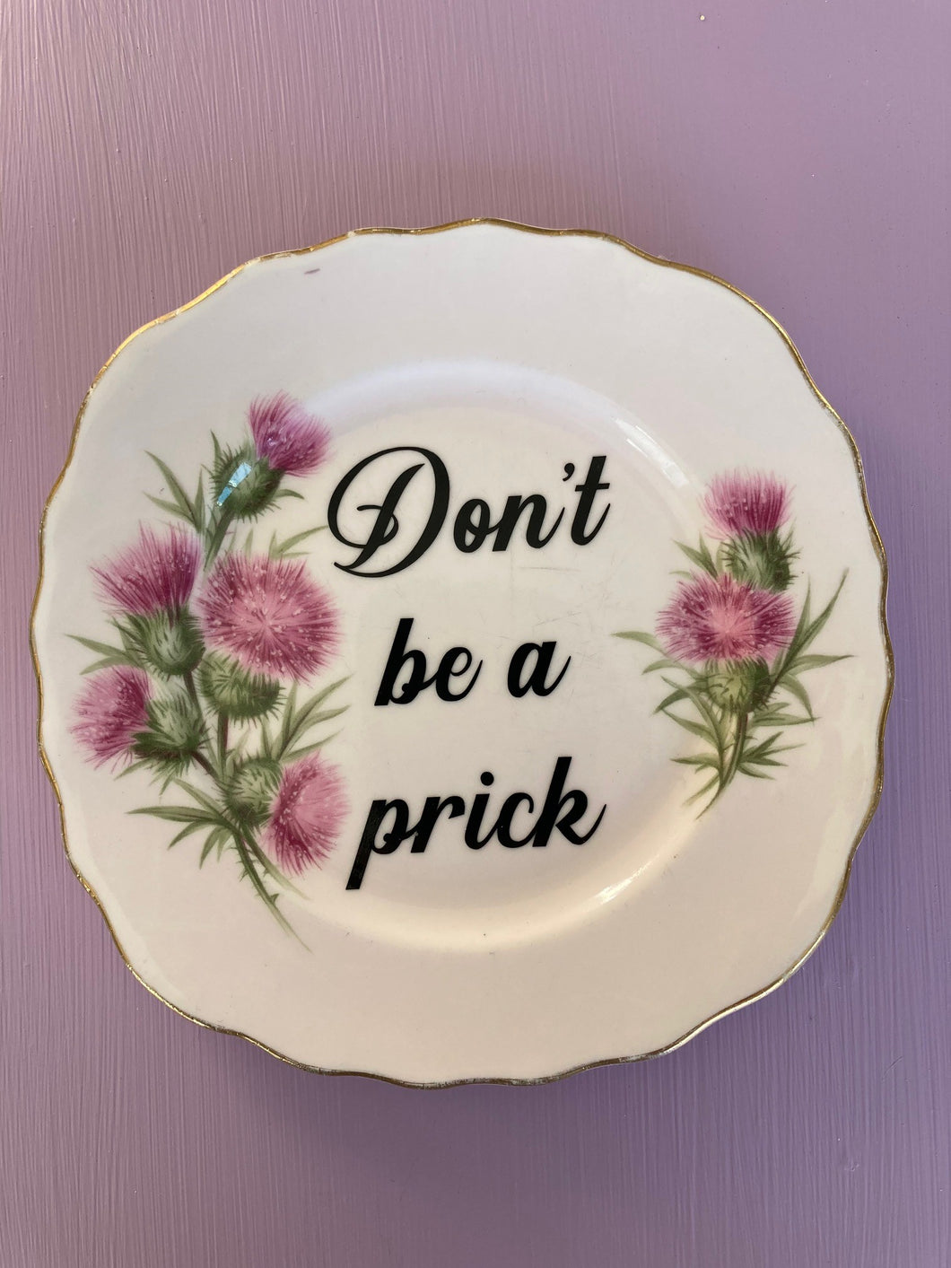 Don't be a prick