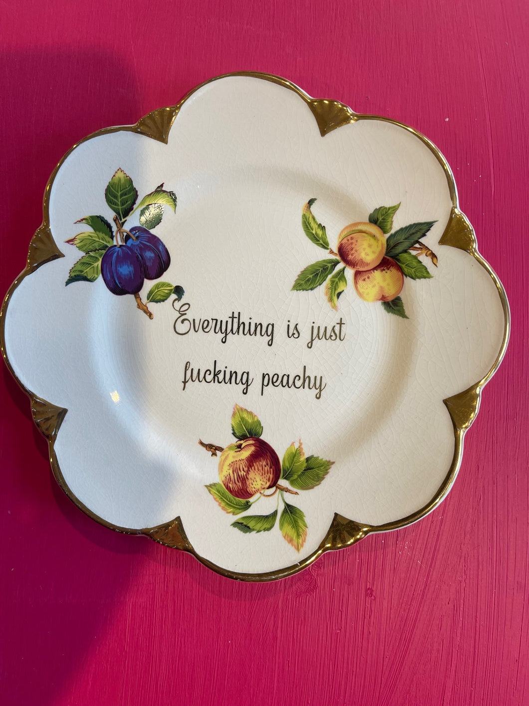 Everything is just fucking peachy